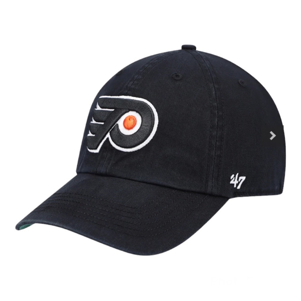 Men’s Philadelphia Flyers ‘47 Black Team Franchise Fitted Hat Large - Picture 2 of 15